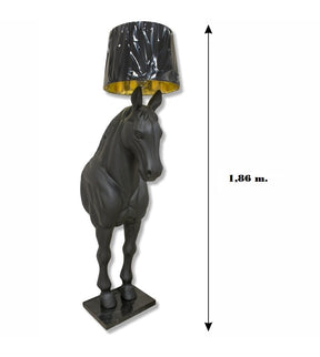 Resin Horse Statue Floor Lamp