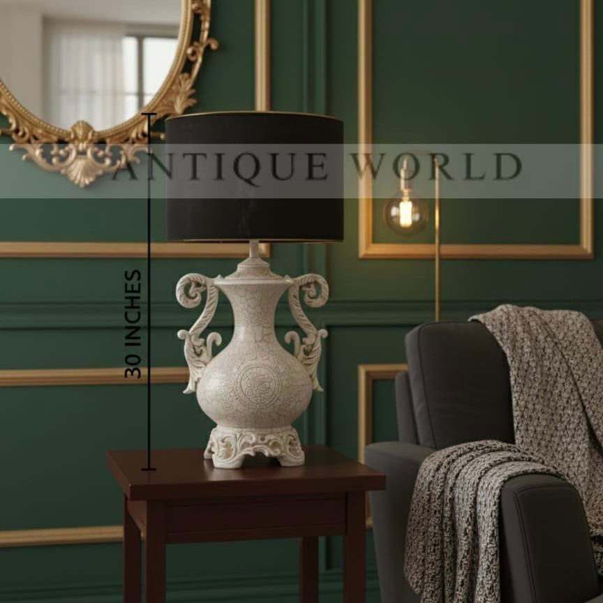 Textured Ceramic Base Modern Decorative Table Lamp