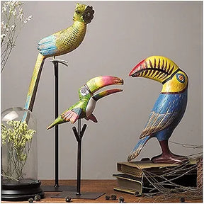 Bird Resin Sculpture Fiberglass Ornament