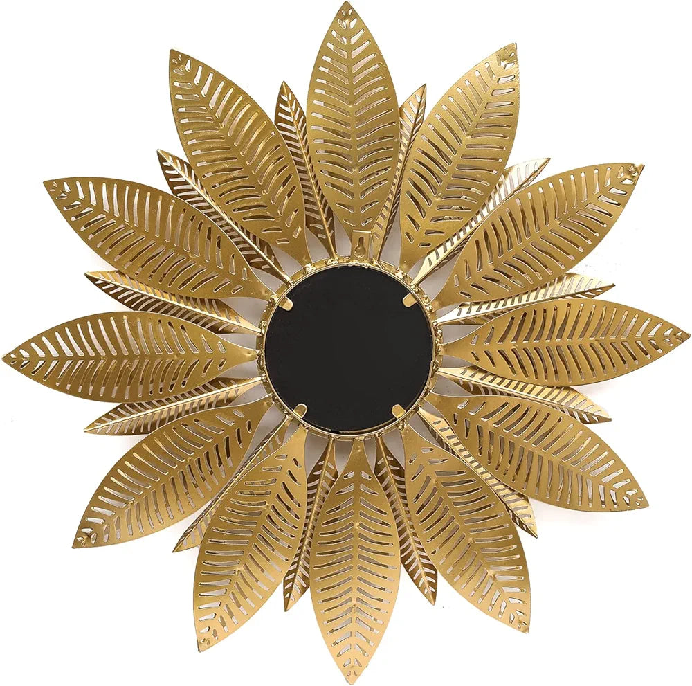 Golden Sunburst Wall Hanging Mirrors