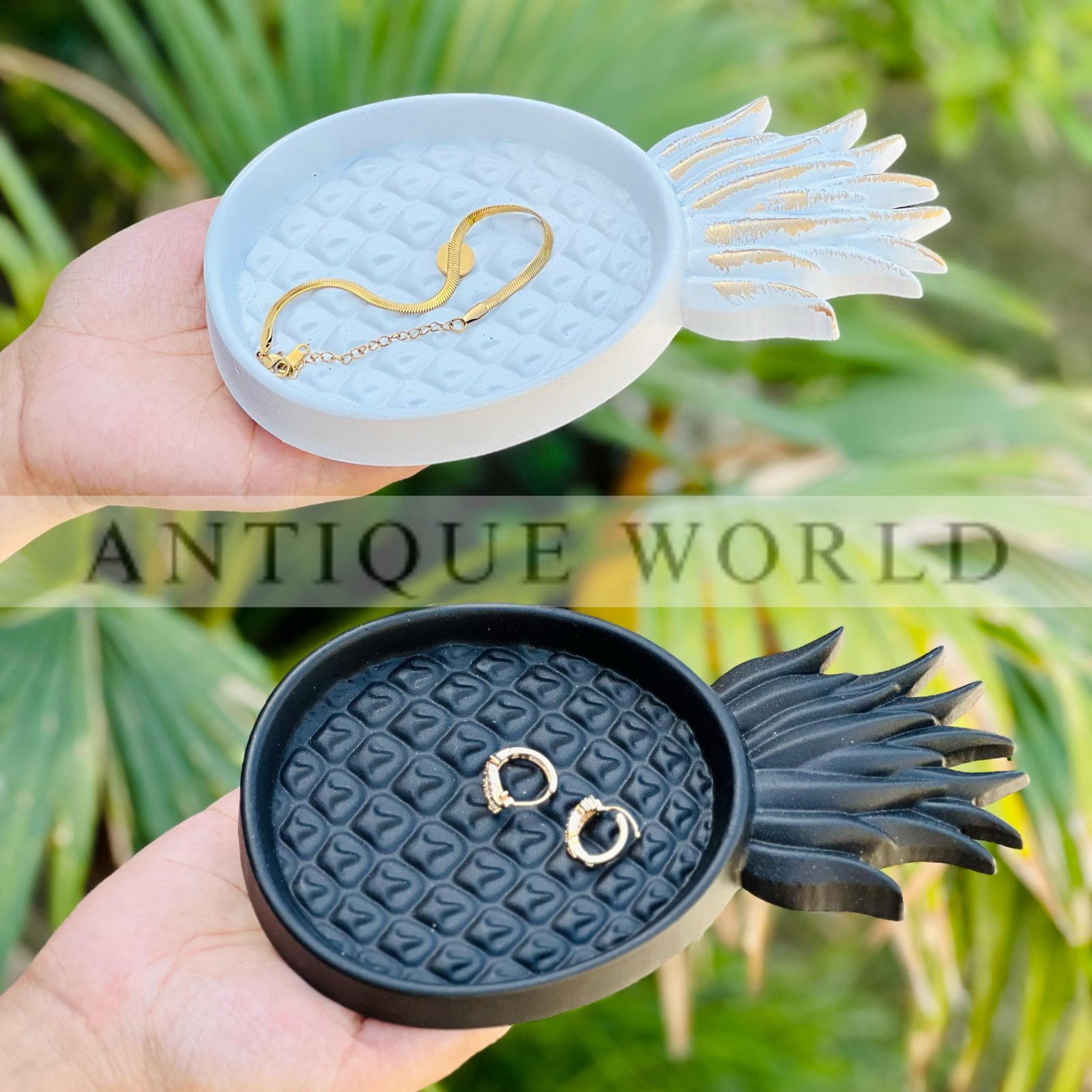 Pineapple Charm Trinket Tray