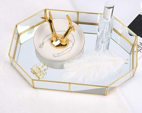 Mirror Tray (Metal) set of 2