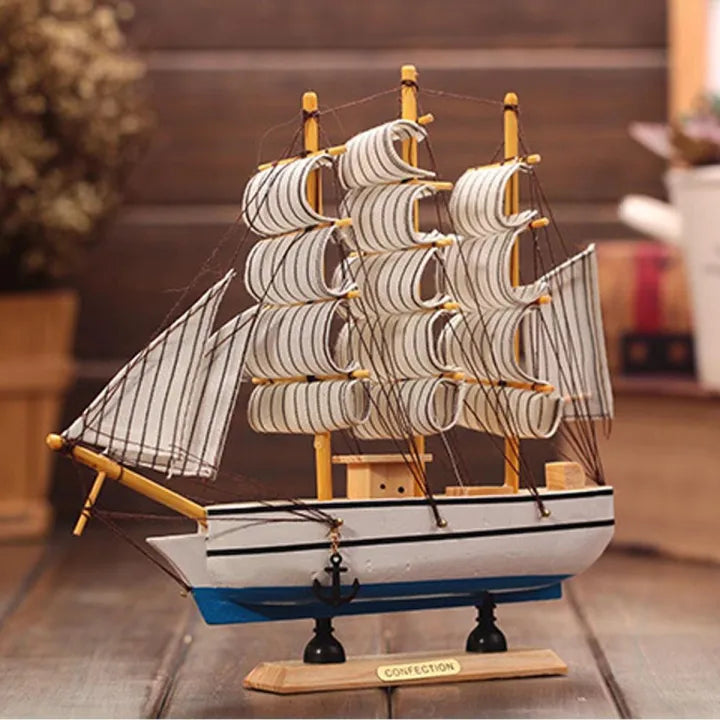Wood Crafts Handmade Retro Ship