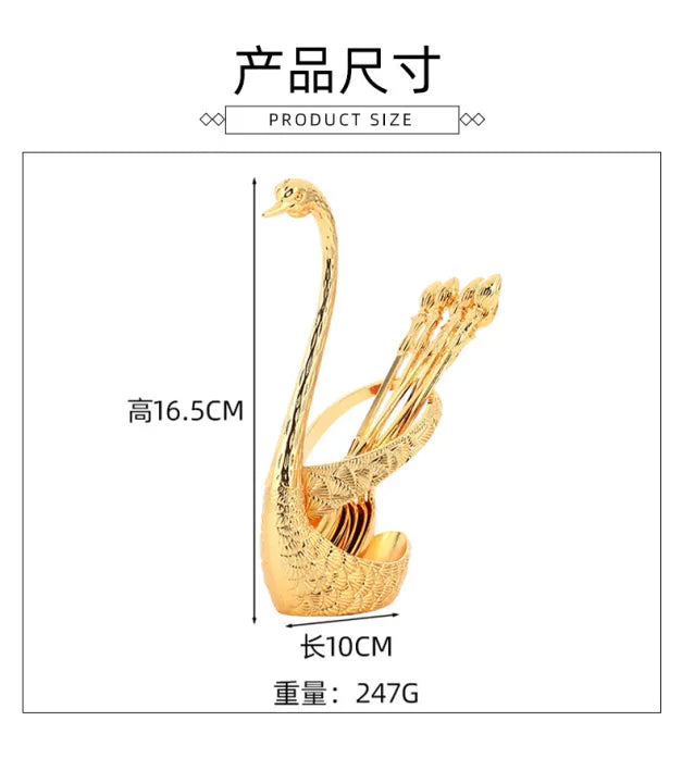 Swan Cutlery Holder Set