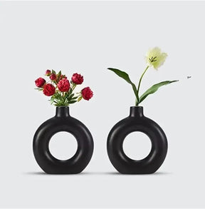 Donut Shaped Vase Decor