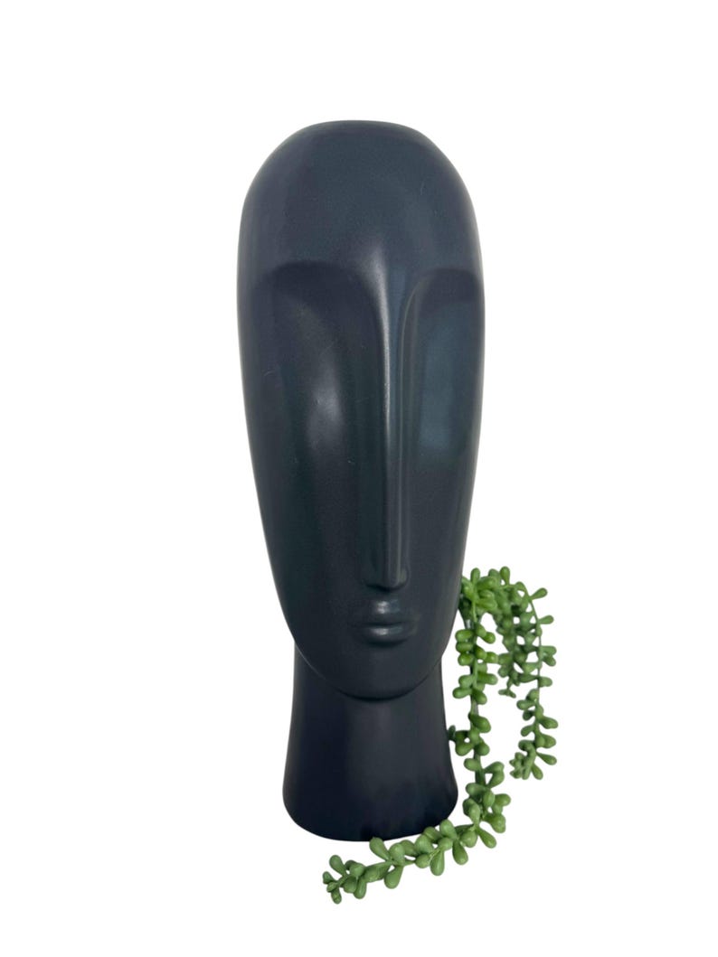 Black Modernist Head Bust