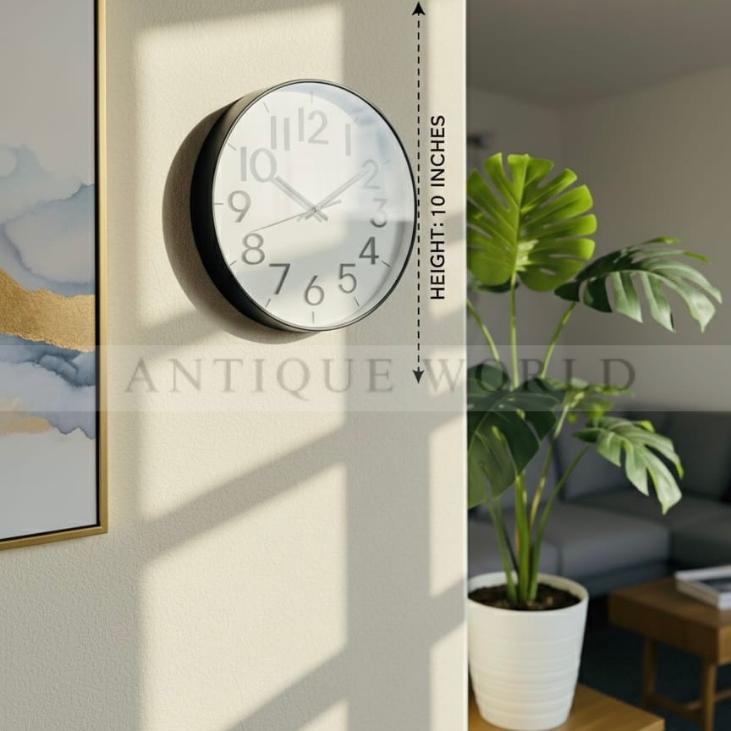Contemporary Silent Sweep Wall Clock