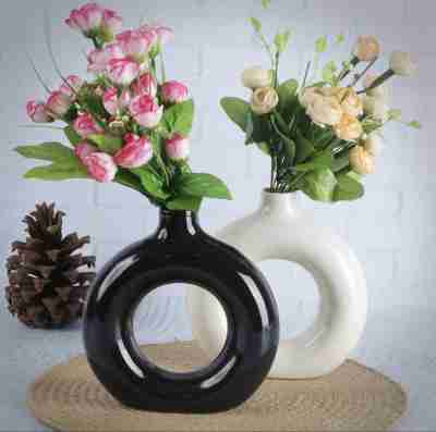 Donut Shaped Vase Decor