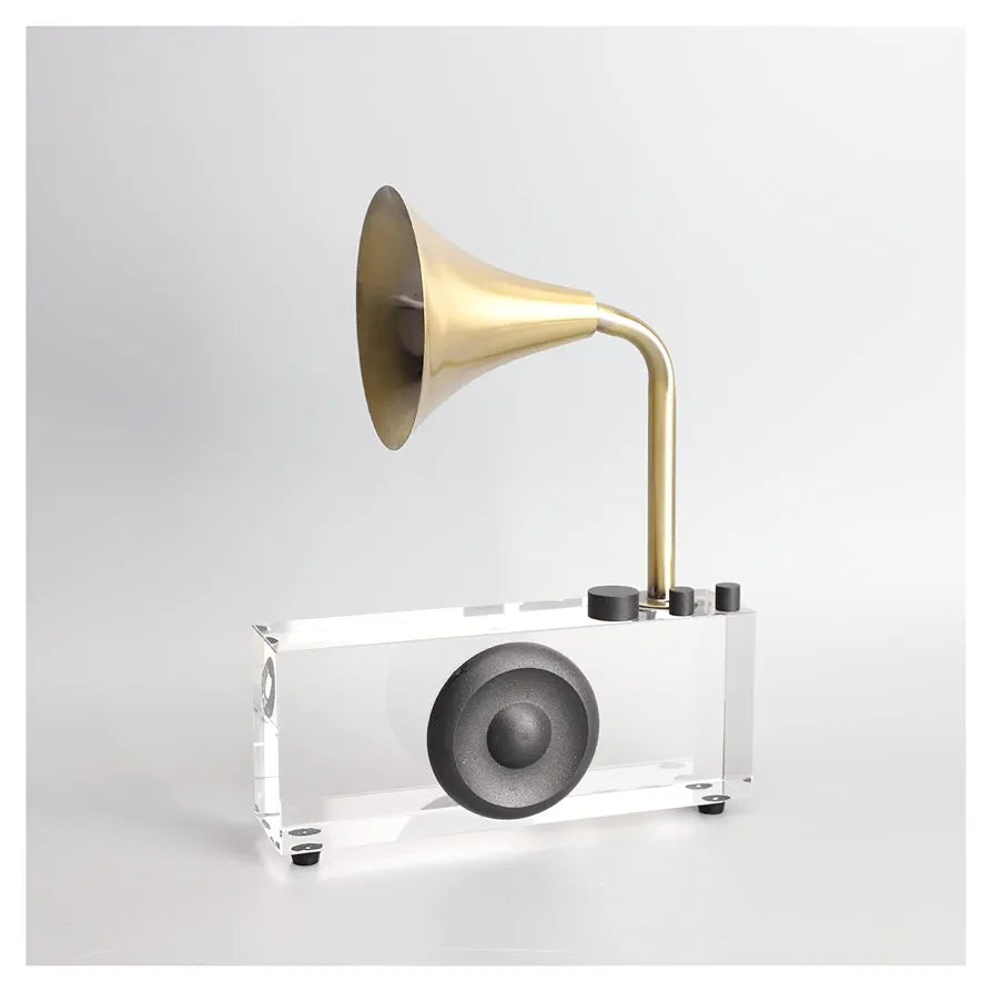 Crystal Player Radio Ornament
