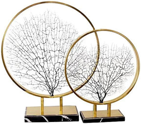 Coral Tree Metal Ornaments