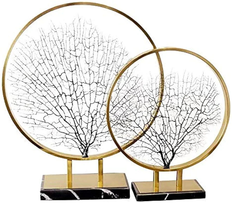 Coral Tree Metal Ornaments