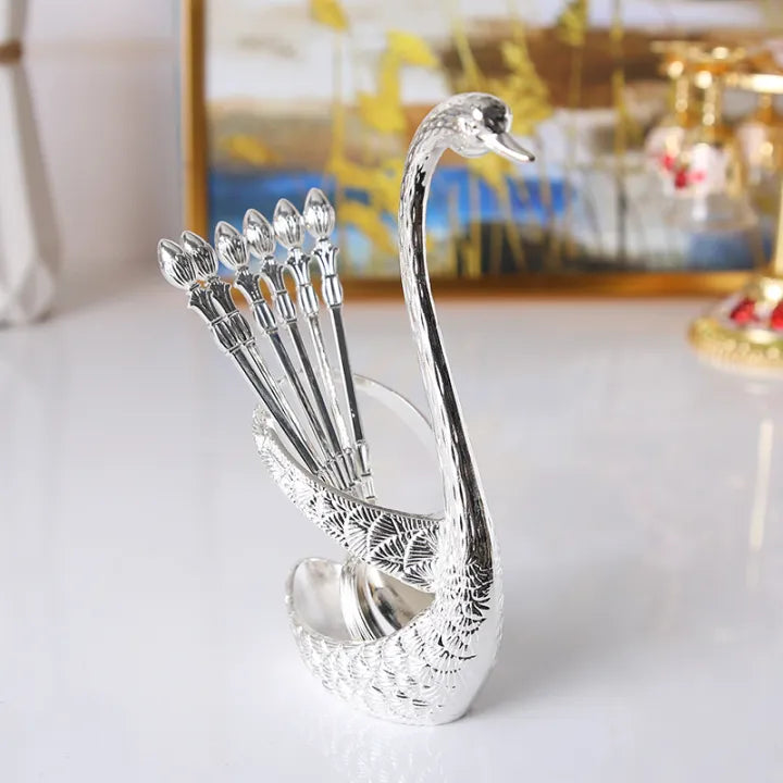 Swan Cutlery Holder Set