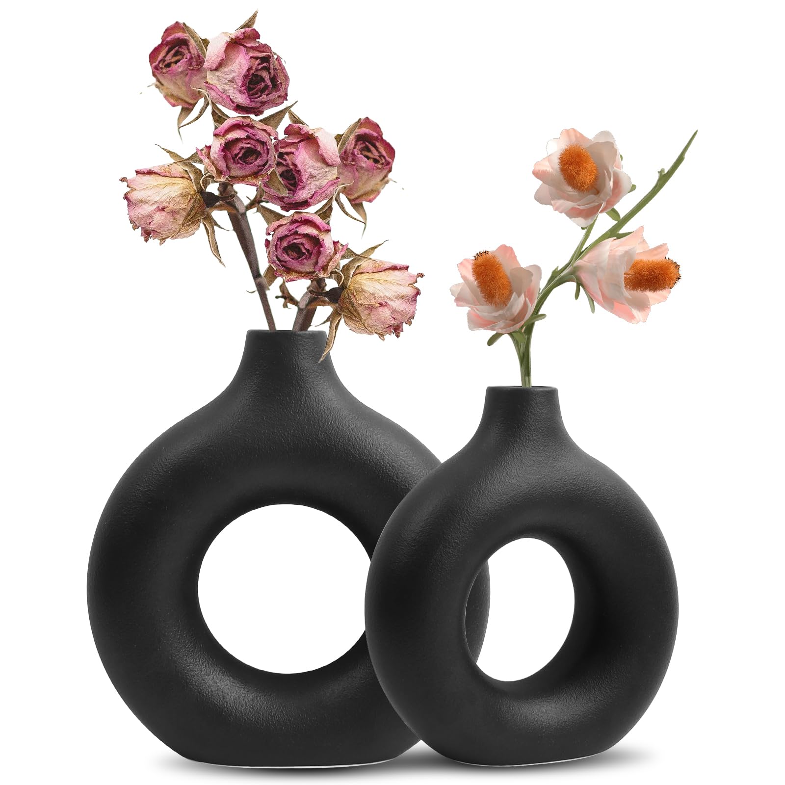 Donut Shaped Vase Decor