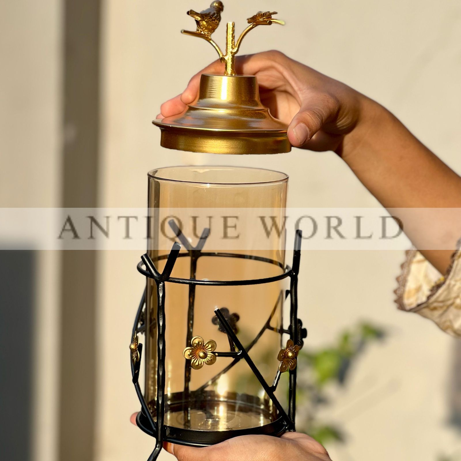 Rustic Charm Storage Jar