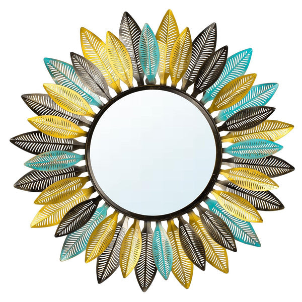 Modern Simple Metal Feather Wall Art Sculpture