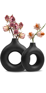 Donut Shaped Vase Decor