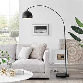 Modern Standing Arc Floor Lamp with LED Bulb