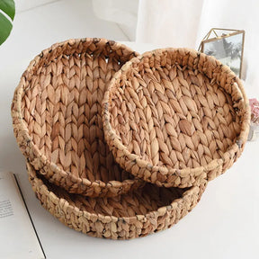 Rattan Wicker Handwoven Fruit Basket ( Set of 3 )