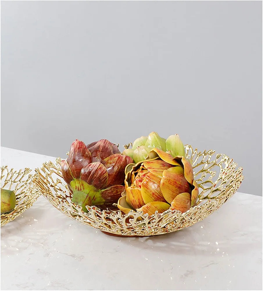 Decorative Plate Fruit Dish Household ( 2Pc Set )