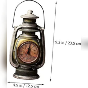 Vintage Kerosene Lamp Clock