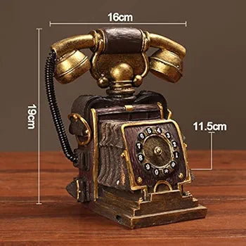 Royal Vintage Resin Table Top Decorative Telephone