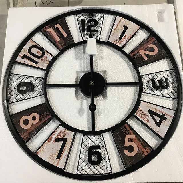 Iron Art American Living Room Clock