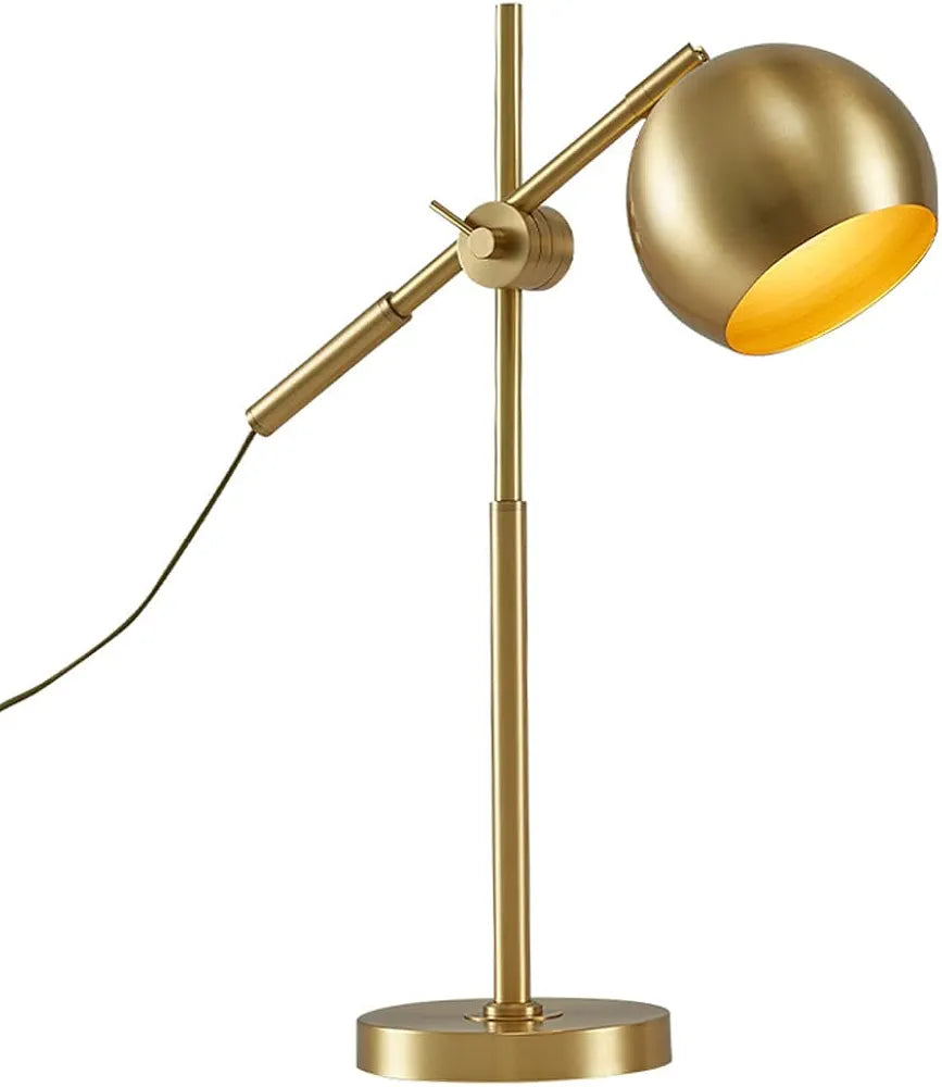 Golden Finish Bedroom Bedside Lamp