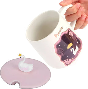 Ceramic Mug,Embossed Animal Cup Cartoon Cup Coffee Cup