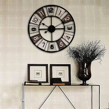 Iron Art American Living Room Clock