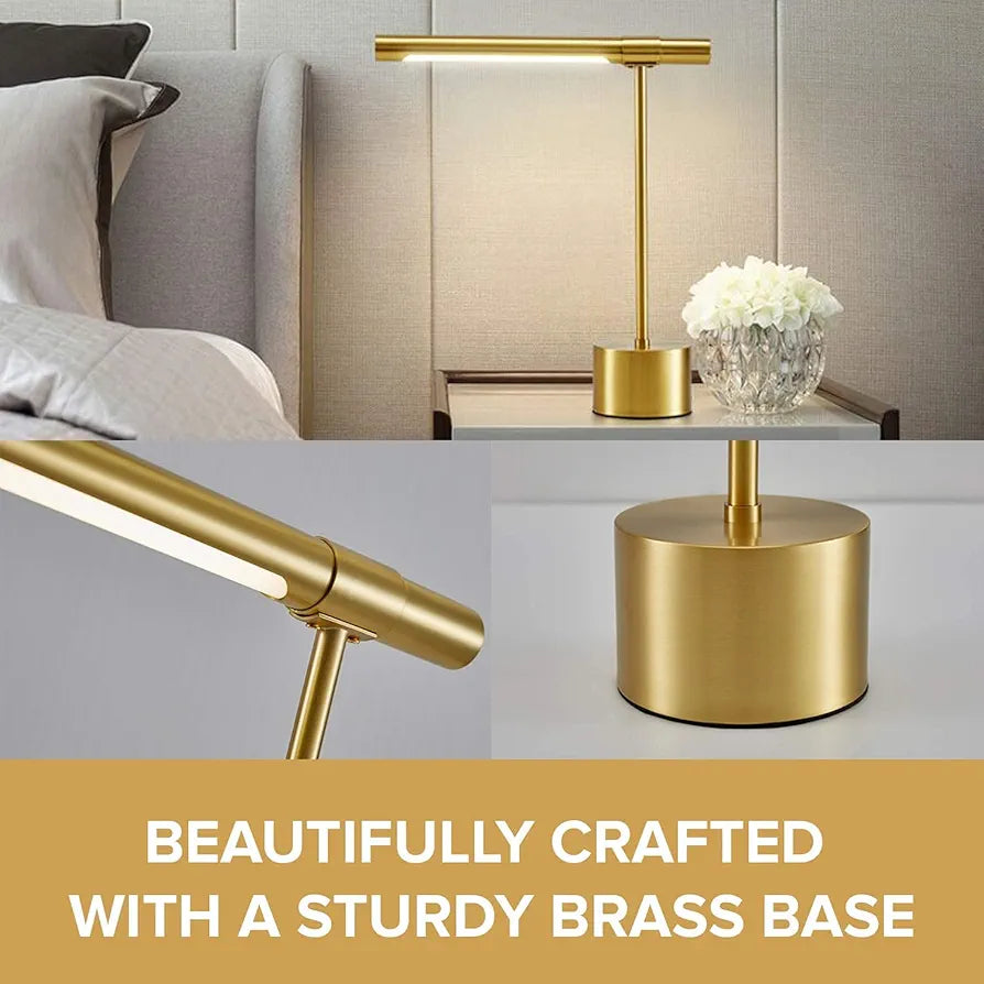 Modern Midas Gold Bankers Lamp