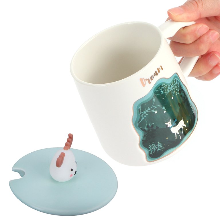 Animal Cup Cartoon Cute Coffee Cup with Lid