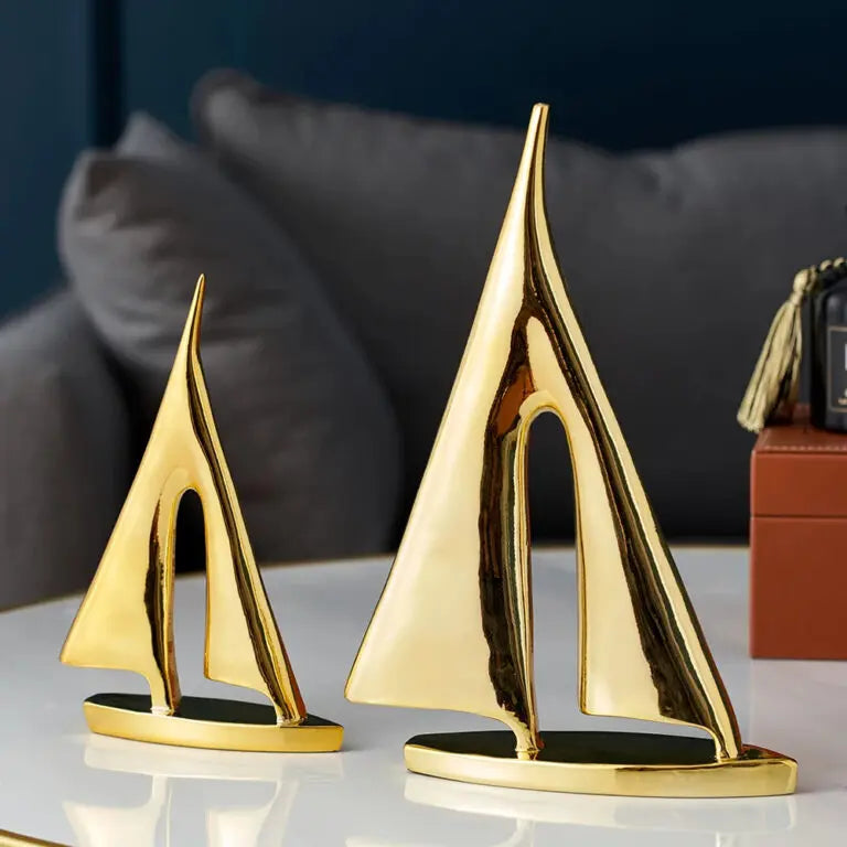 Metal Smooth Sailing Sailboat ornament