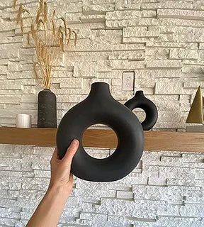 Donut Shaped Vase Decor