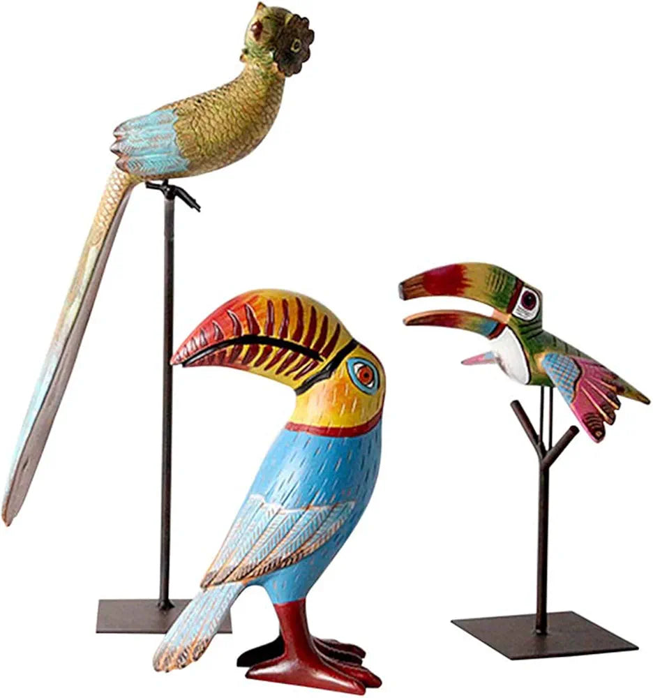 Bird Resin Sculpture Fiberglass Ornament