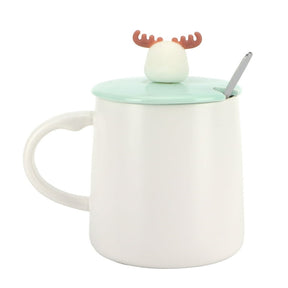 Animal Cup Cartoon Cute Coffee Cup with Lid