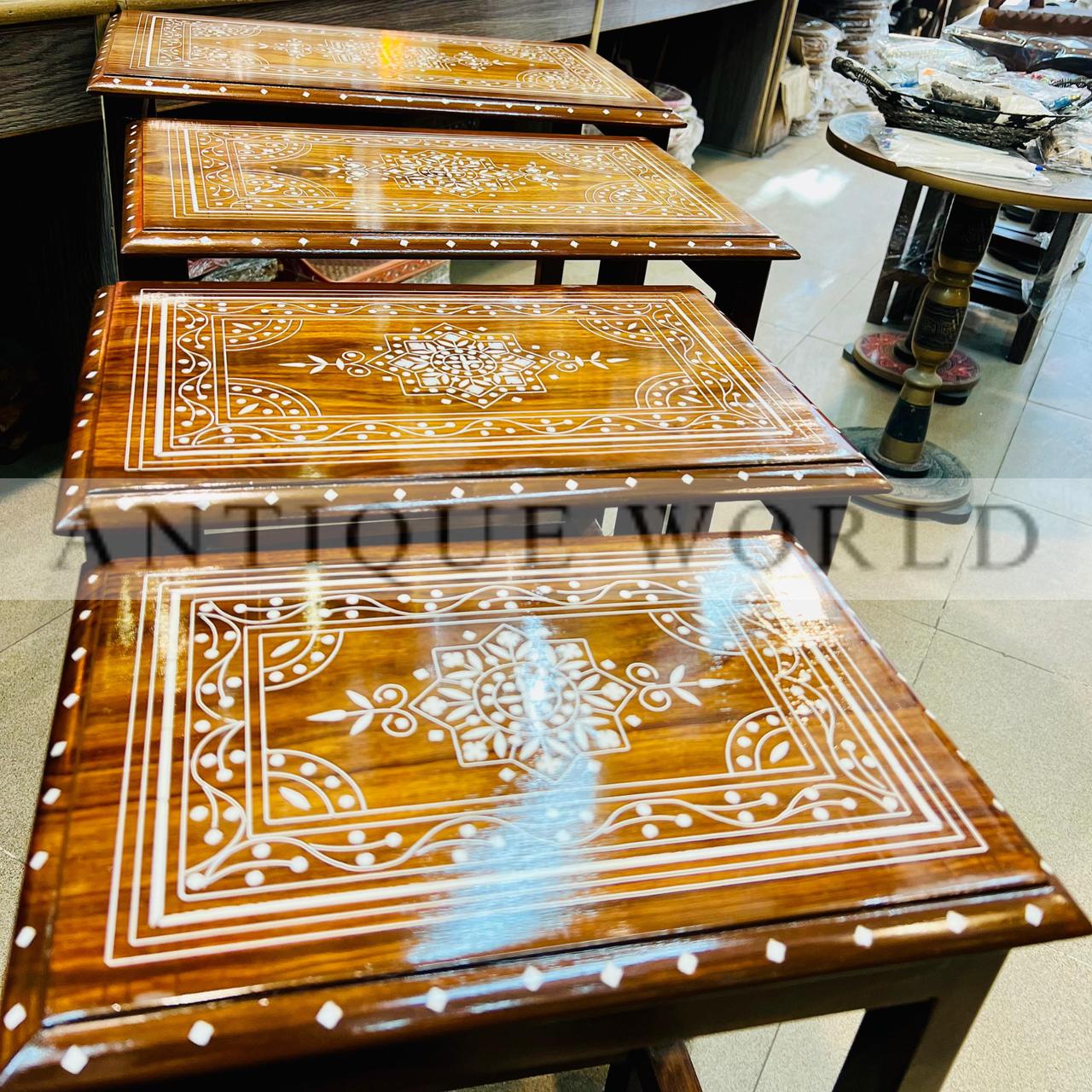 Handcrafted Nested Table ( Set of 4pc )