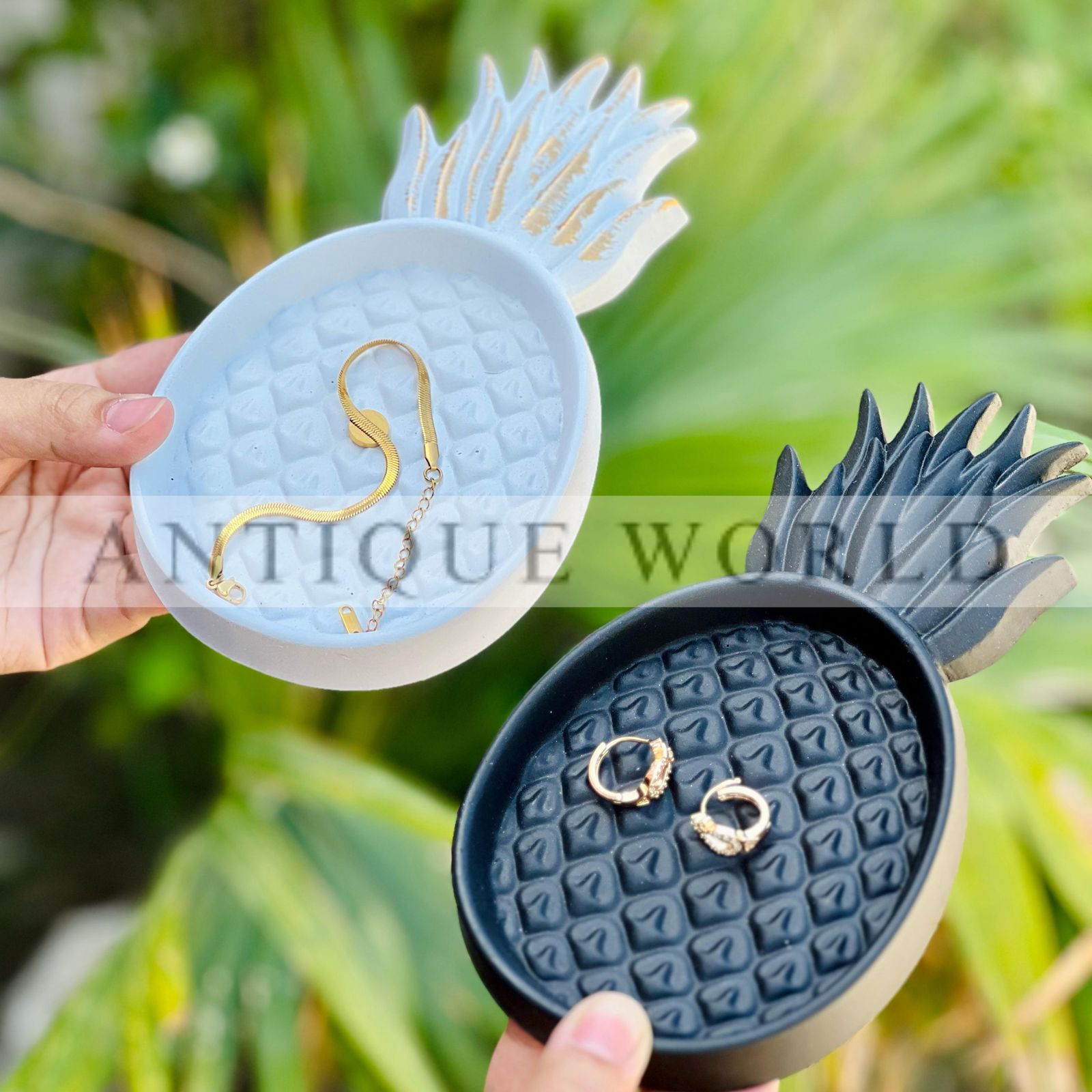 Pineapple Charm Trinket Tray