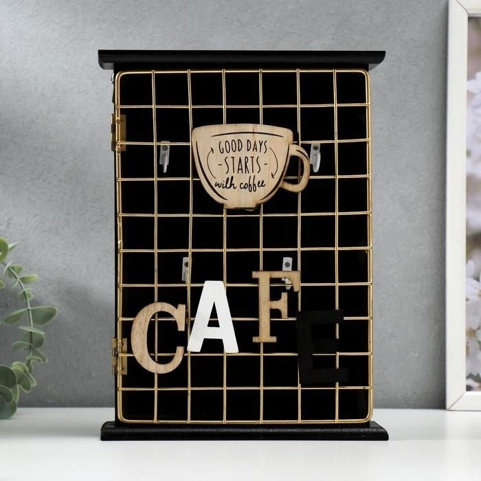 Antique Cafe Key Box Holder