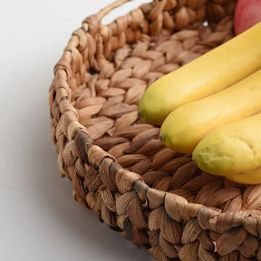 Rattan Wicker Handwoven Fruit Basket ( Set of 3 )