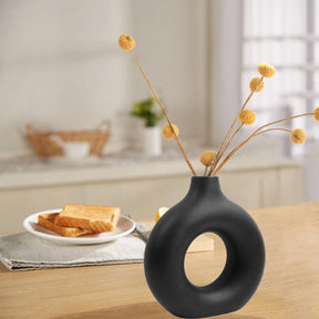 Donut Shaped Vase Decor