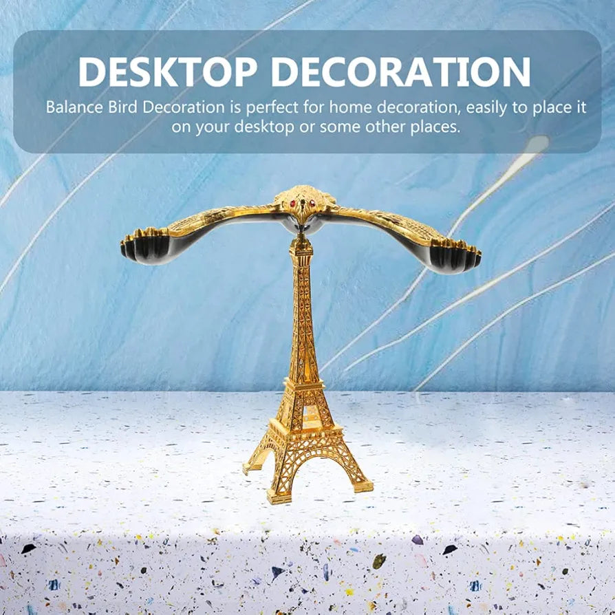 Eiffel Tower Eagle Bird Figurine Sculpture
