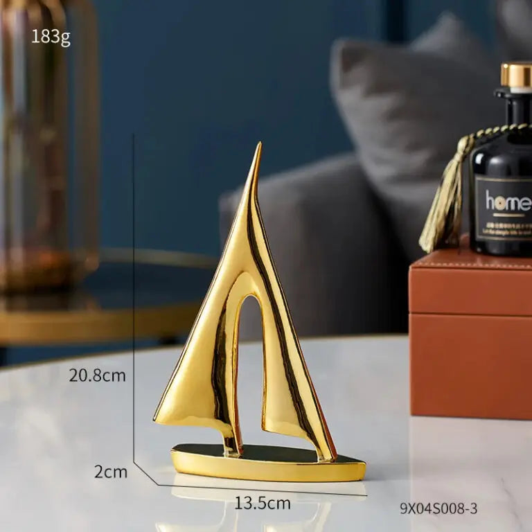 Metal Smooth Sailing Sailboat ornament