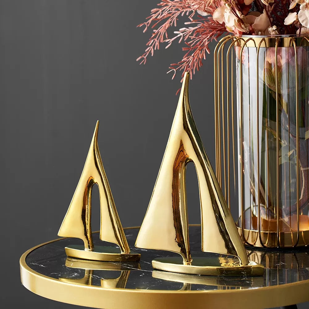Metal Smooth Sailing Sailboat ornament