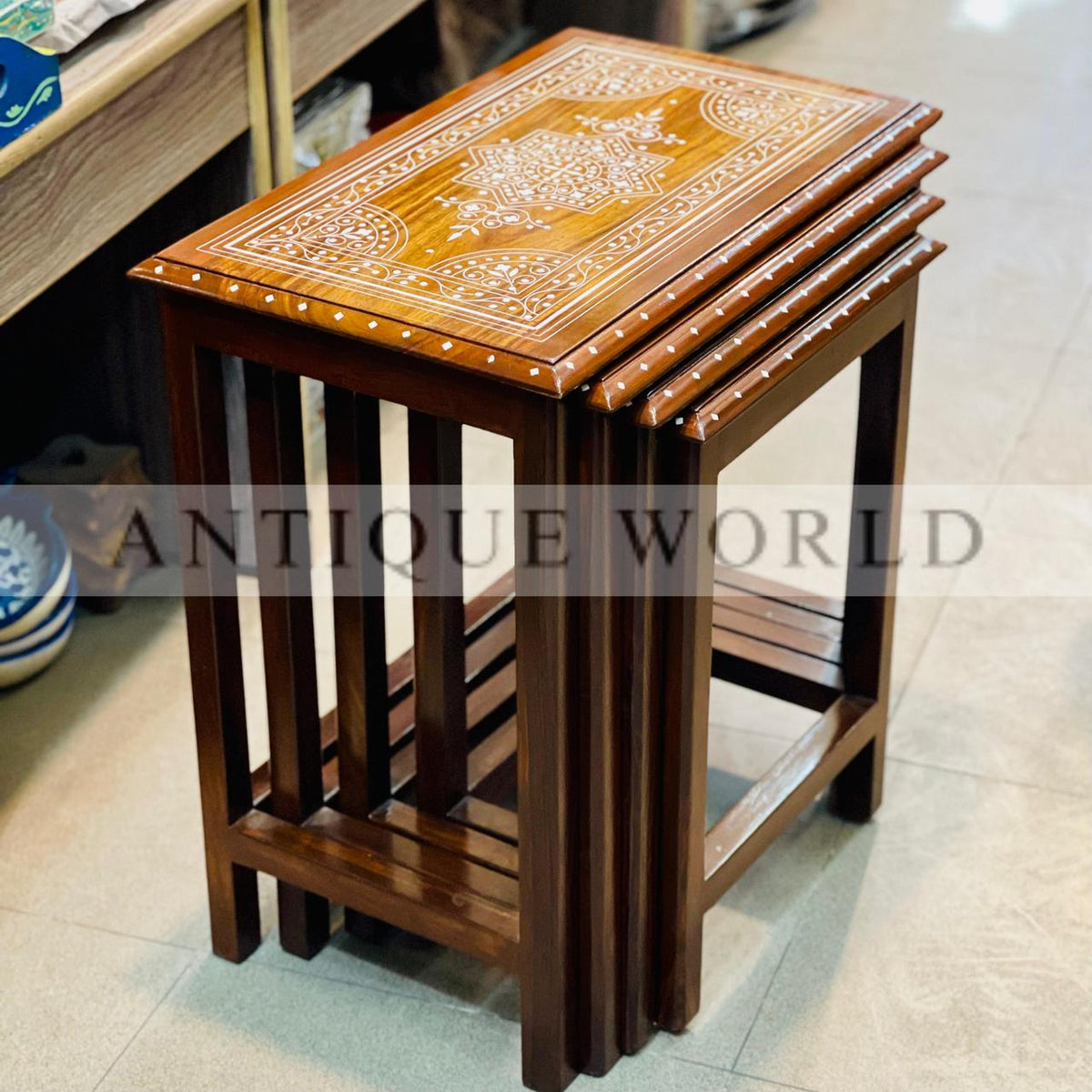 Handcrafted Nested Table ( Set of 4pc )