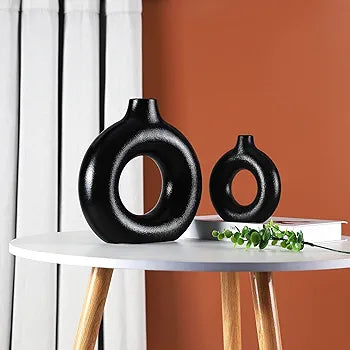 Donut Shaped Vase Decor