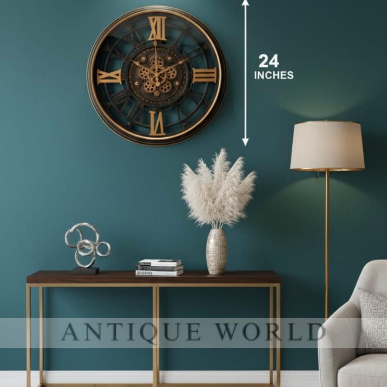 Iron Core Vintage Wall Clock