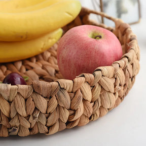 Rattan Wicker Handwoven Fruit Basket ( Set of 3 )