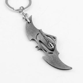 Batman vs Superman: Brushed Silver Keychain